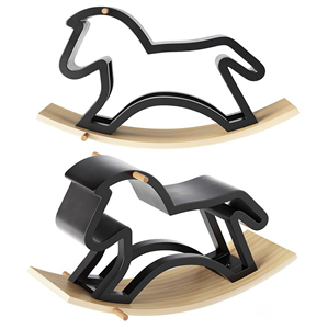 Crate and Barrel Modern Heirloom Rocking Horse